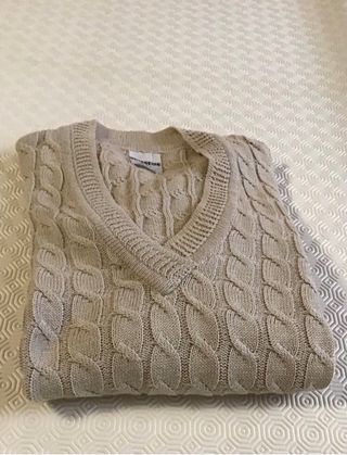 Maglione Odysseus cotone trecce beige L