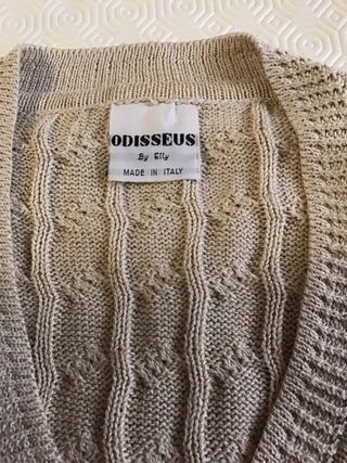 Maglione Odysseus cotone trecce beige L