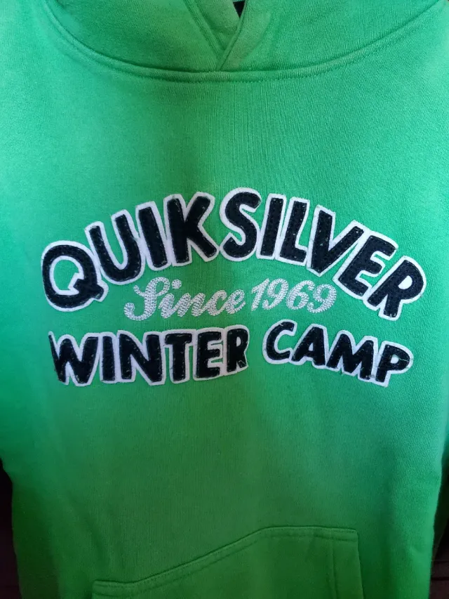 Sudadera Quiksilver Verde con capucha