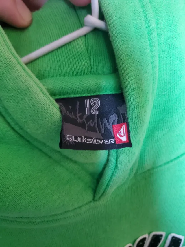 Sudadera Quiksilver Verde con capucha