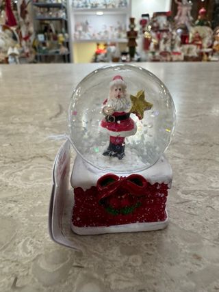 Palla di Natale con Babbo Natale