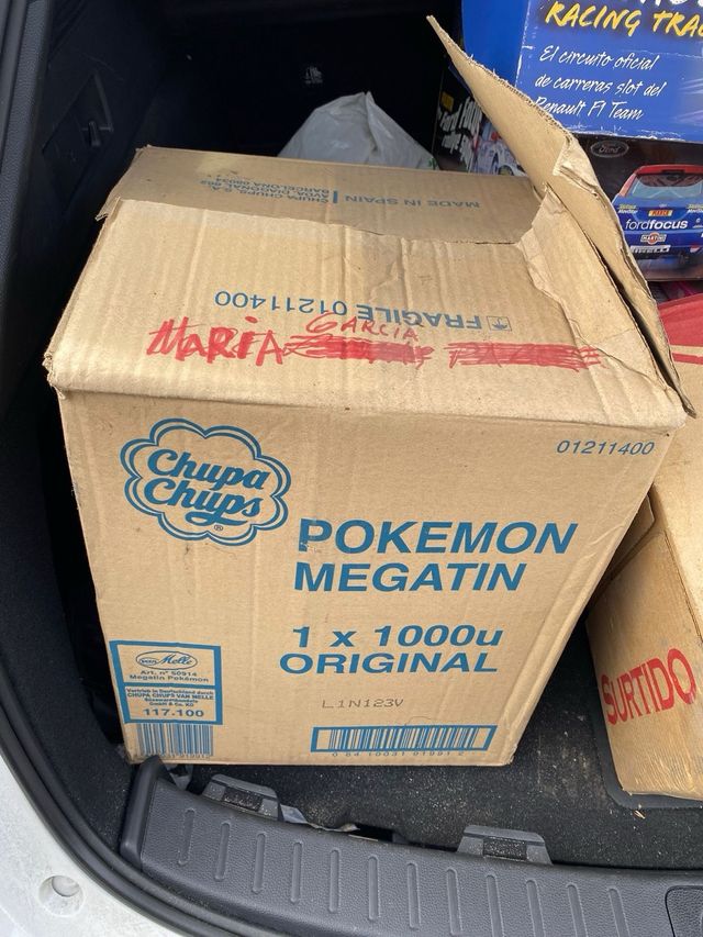 Lata Cubo Pokémon série 1 (2000) Chupa Chups