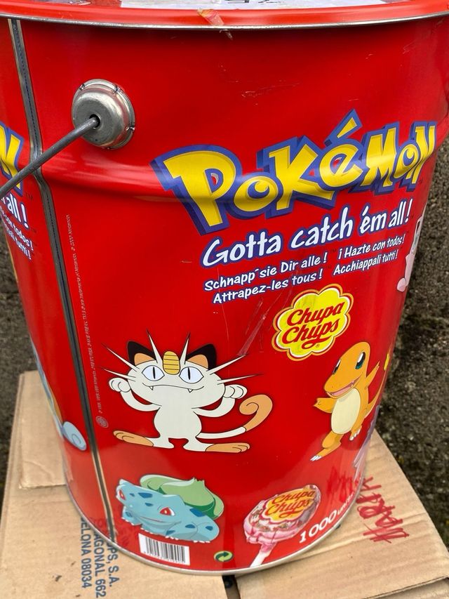 Lata Cubo Pokémon série 1 (2000) Chupa Chups