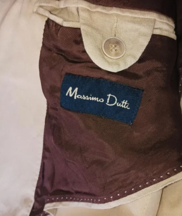 Blazer Massimo Dutti Beige