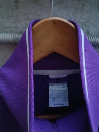 Chaqueta Real Madrid Adidas Talla L Morado