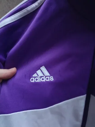 Chaqueta Real Madrid Adidas Talla L Morado