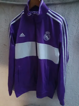 Chaqueta Real Madrid Adidas Talla L Morado
