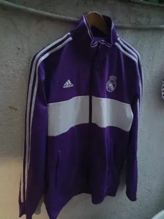 Chaqueta Real Madrid Adidas Talla L Morado