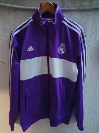 Chaqueta Real Madrid Adidas Talla L Morado