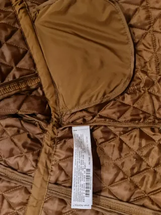 Chaqueta acolchada Zara marrón