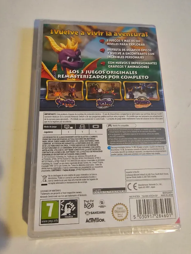NUEVO Spyro Reignited Trilogy Switch