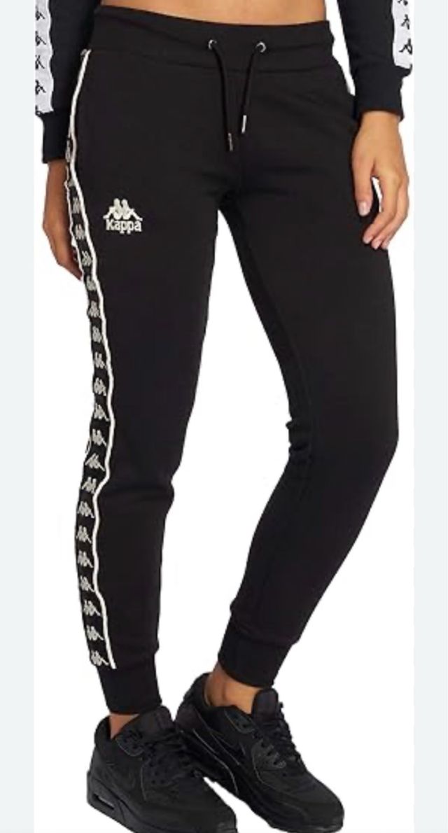 Pantalón Kappa Negro Mujer
