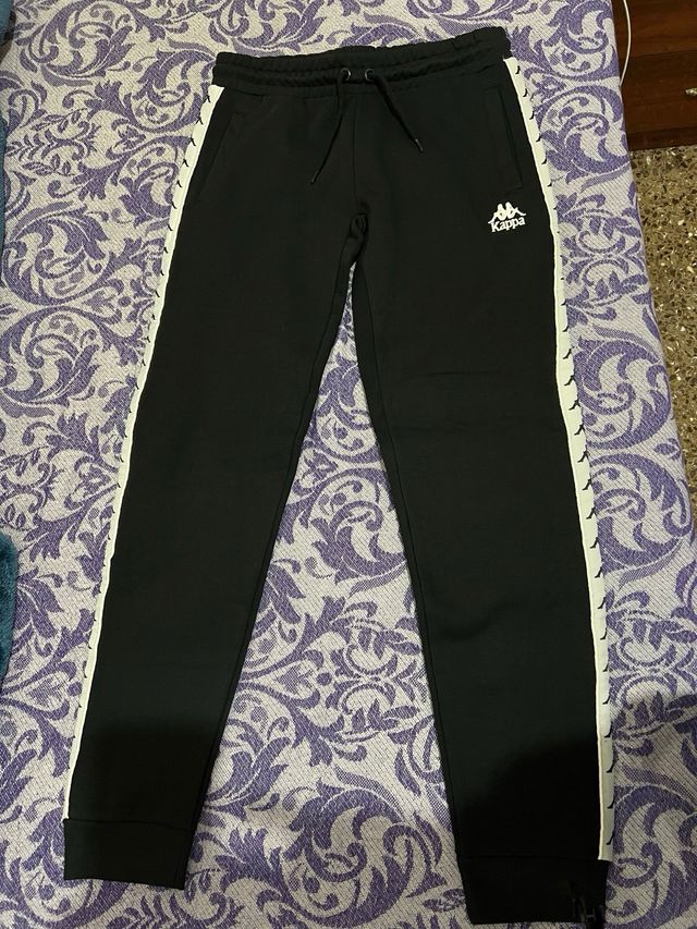 Pantalón Kappa Negro Mujer