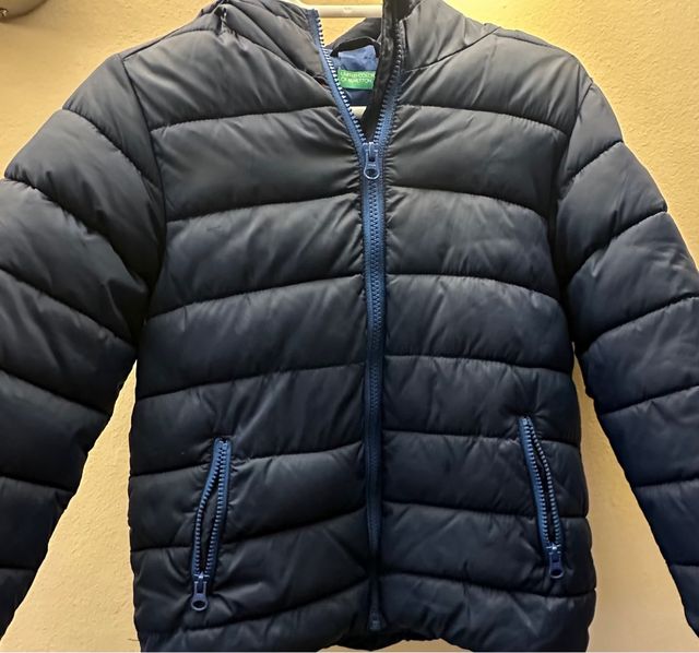 Chaqueta acolchada United Colors of Benetton azul