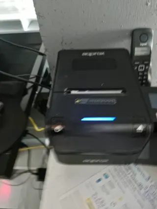 Caja registradora Aprox. con etiquetadora