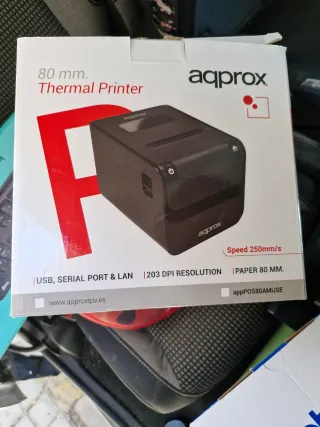 Caja registradora Aprox. con etiquetadora