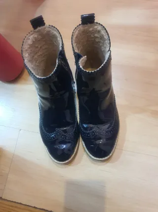 Botines Zara Negro Talla 35