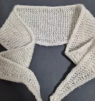 Sophie Sciarpa Mohair Bianco Latte