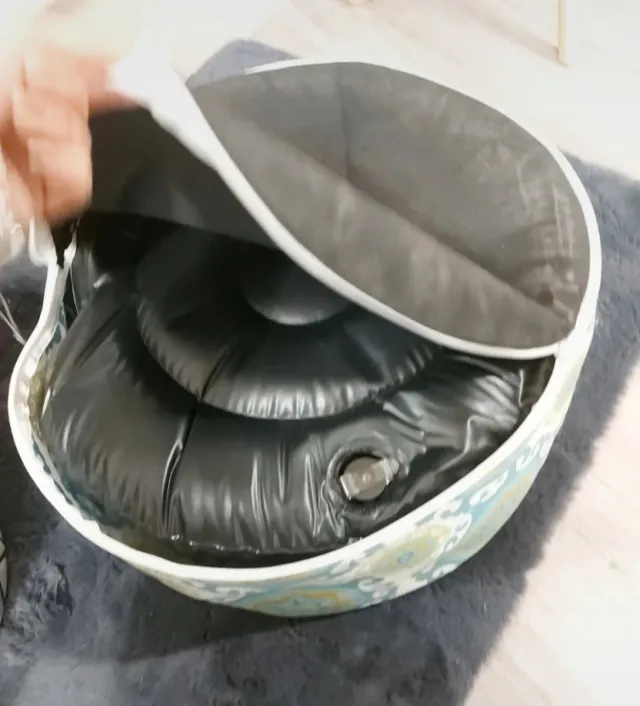 Pouf gonfiabile lavabile