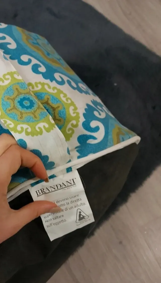 Pouf gonfiabile lavabile