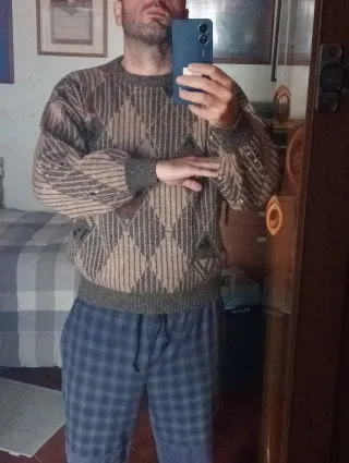 Pullover jacquard - Vintage