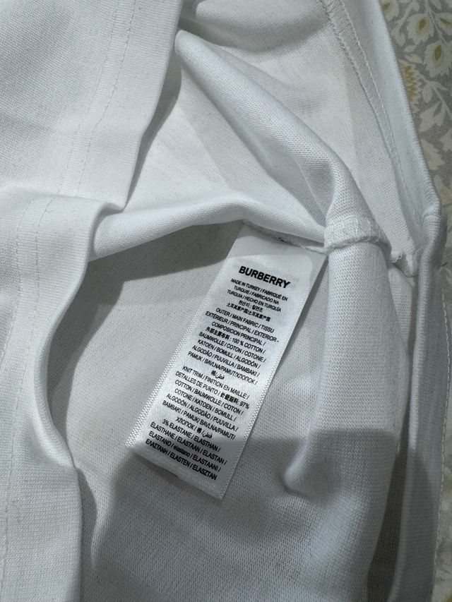 Camiseta Burberry Blanca