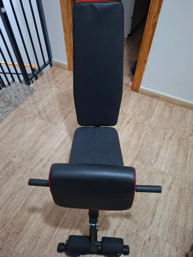 Banco de Gimnasio regulable y Mancuernas Ajustable