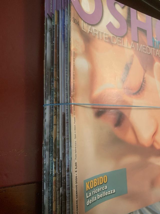 11 numeri in ottime condizioni della rivista Osho 