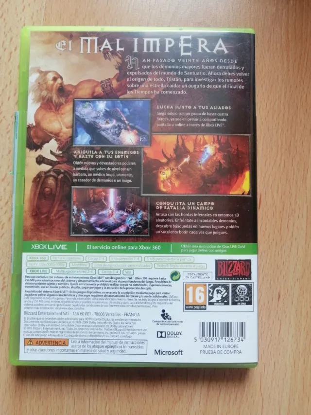 Diablo III Xbox 360 PAL