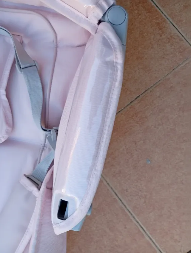 Base Silla Bebecar Revestimiento Rosa