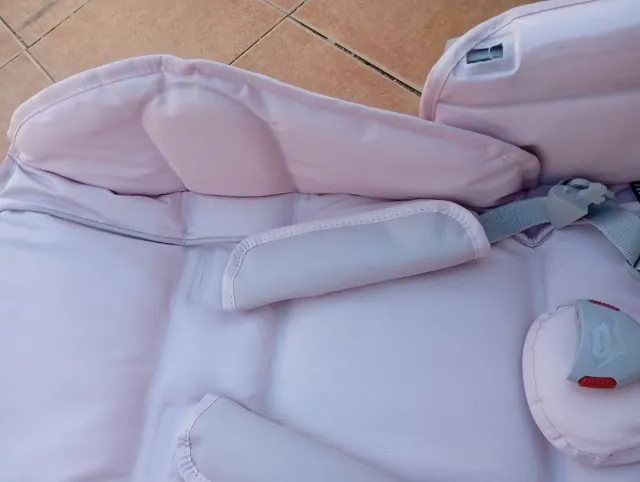 Base Silla Bebecar Revestimiento Rosa