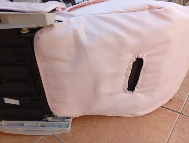 Base Silla Bebecar Revestimiento Rosa