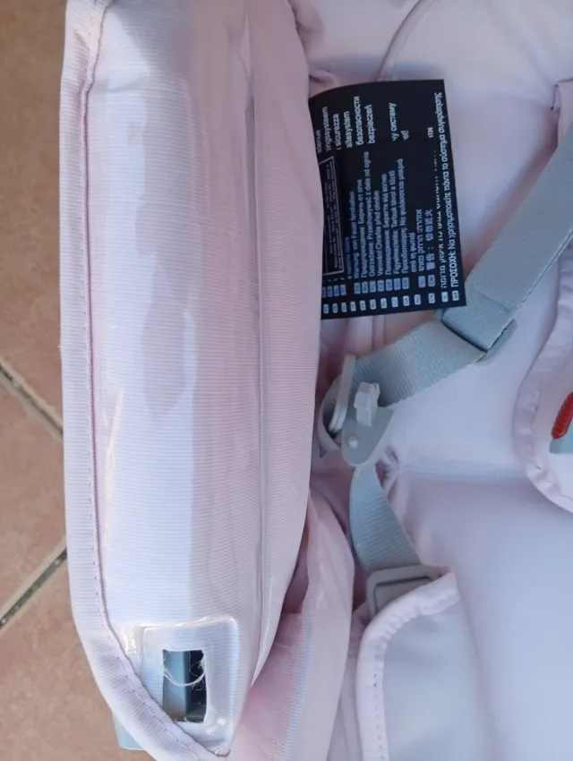 Base Silla Bebecar Revestimiento Rosa