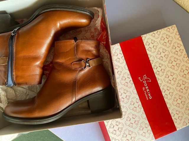 Botas Fluchos Marrones Mujer