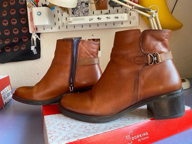 Botas Fluchos Marrones Mujer