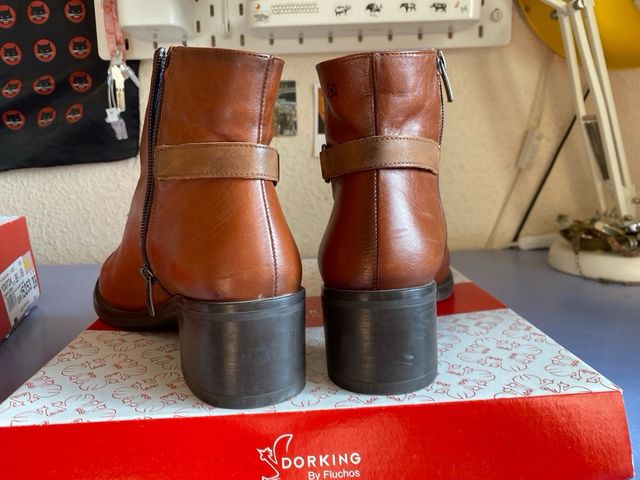 Botas Fluchos Marrones Mujer