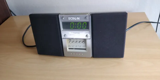 Radio Reloj Despertador ECRON Digital