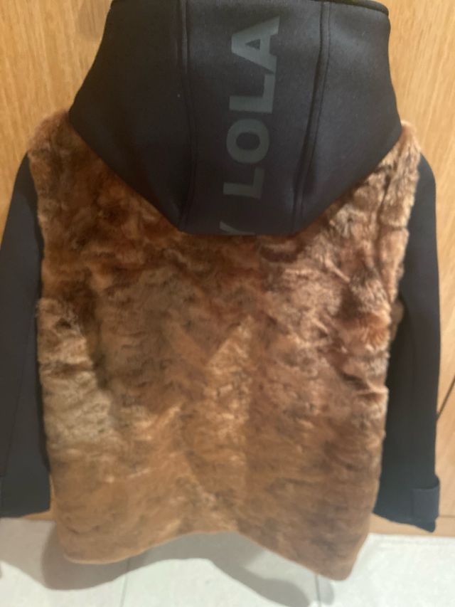 Chaquetón BIMBA Negro y Marrón