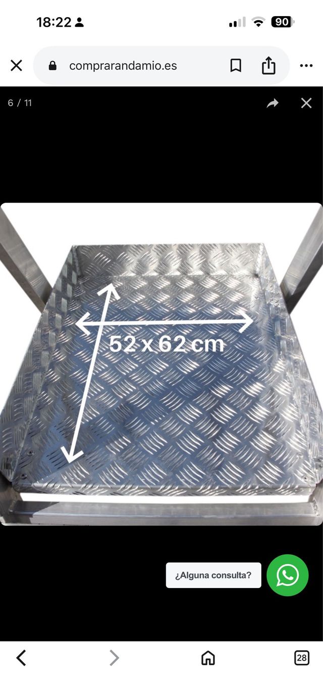 Escalera aluminio profesional faraone