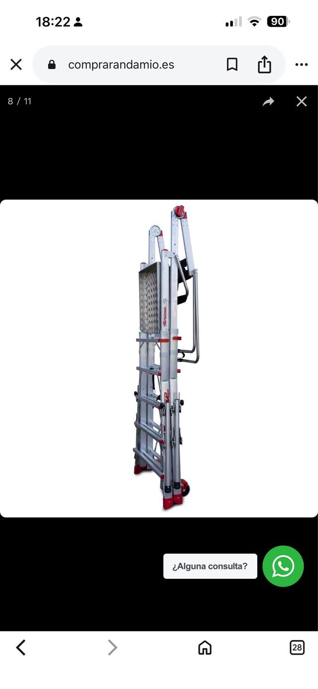 Escalera aluminio profesional faraone