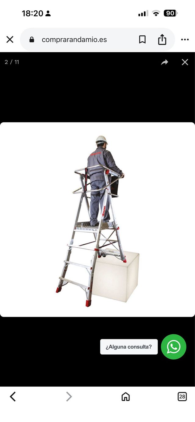 Escalera aluminio profesional faraone