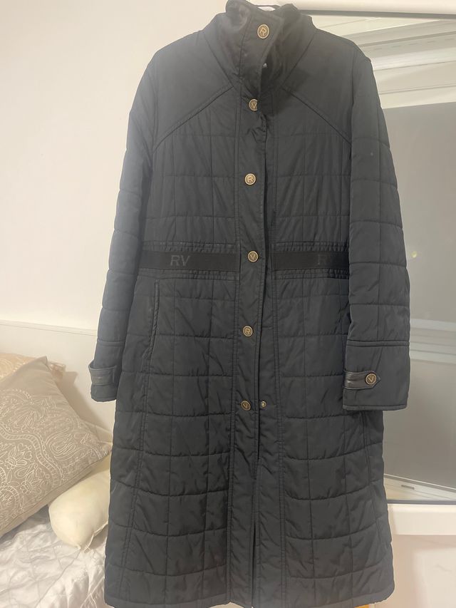 Abrigo largo acolchado Roberto Verino negro