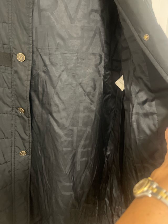 Abrigo largo acolchado Roberto Verino negro