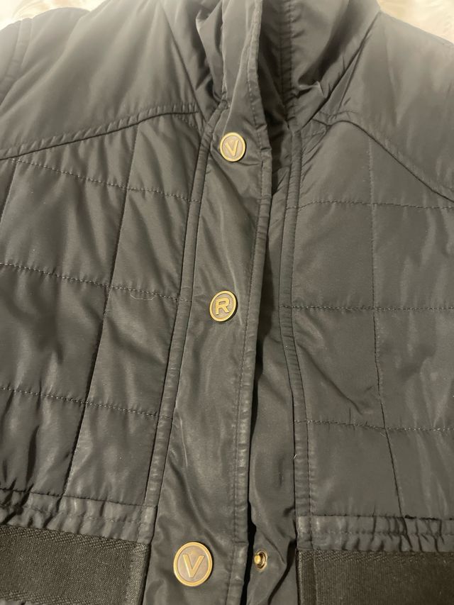 Abrigo largo acolchado Roberto Verino negro