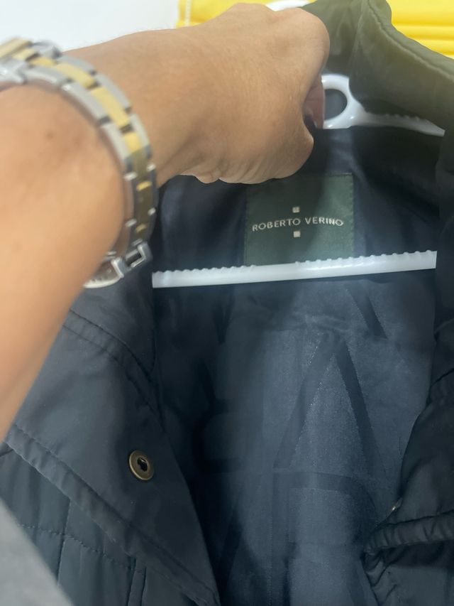 Abrigo largo acolchado Roberto Verino negro