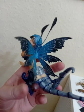 Fata decorativa ceramica e metallo