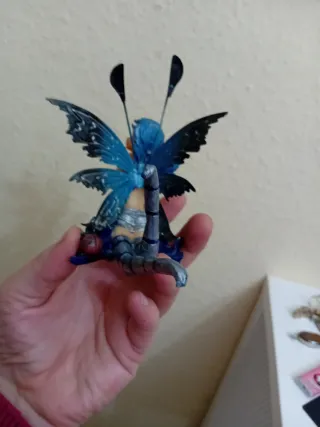 Fata decorativa ceramica e metallo