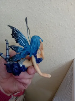 Fata decorativa ceramica e metallo