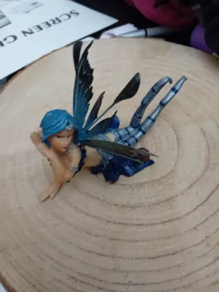 Fata decorativa ceramica e metallo