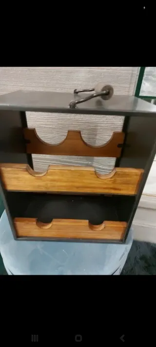 Porta bottiglie tavernetta 4 bottiglie